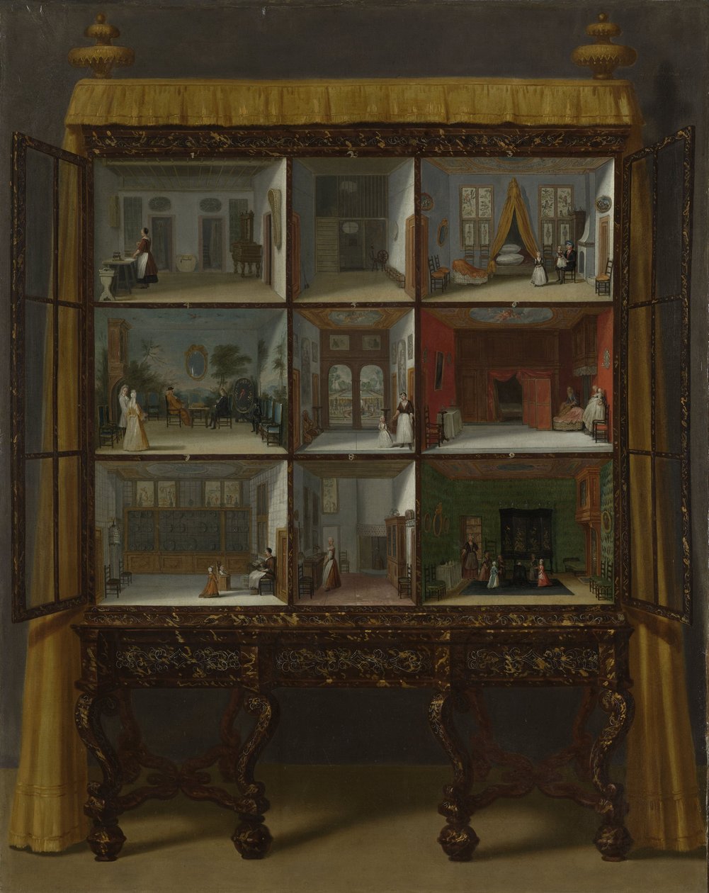 Casa delle bambole di Petronella Oortman, c.1710 da Jacob Appel