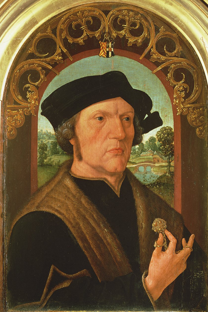 Ritratto di un Uomo Davanti a una Finestra da Jacob Cornelisz