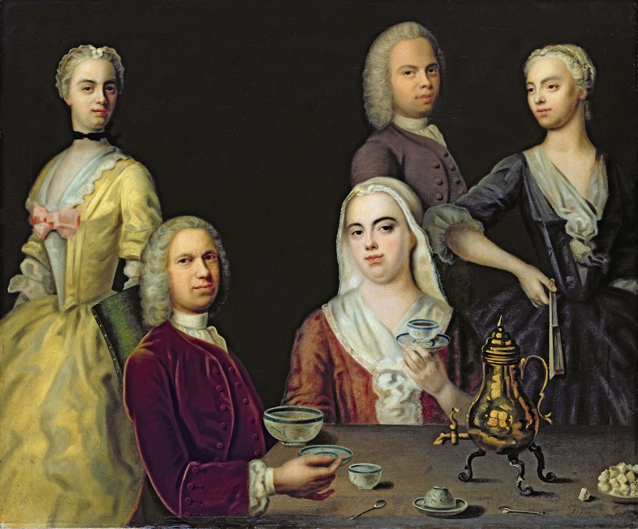 La Famiglia Denner da Jacob Denner