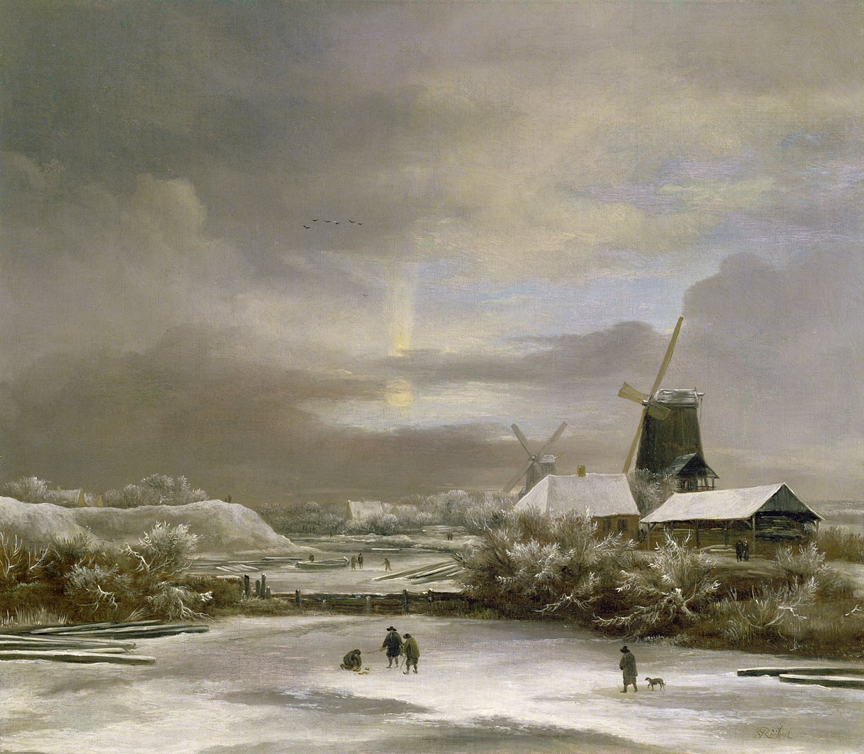Paesaggio invernale da Jacob van Ruisdael