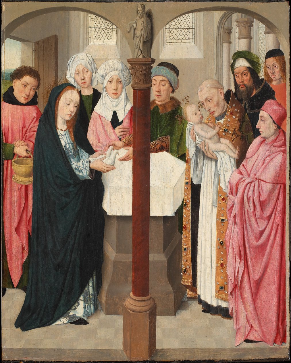 La presentazione al tempio, c.1490-1500 da Jacob Jansz.