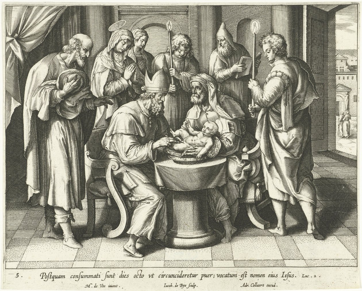 La circoncisione di Cristo da Jacob de Bie