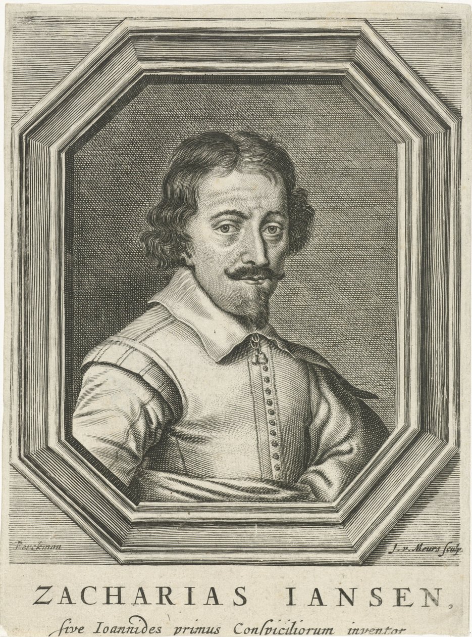 Ritratto di Zacharias Jansen, 1655 da Jacob van Meurs