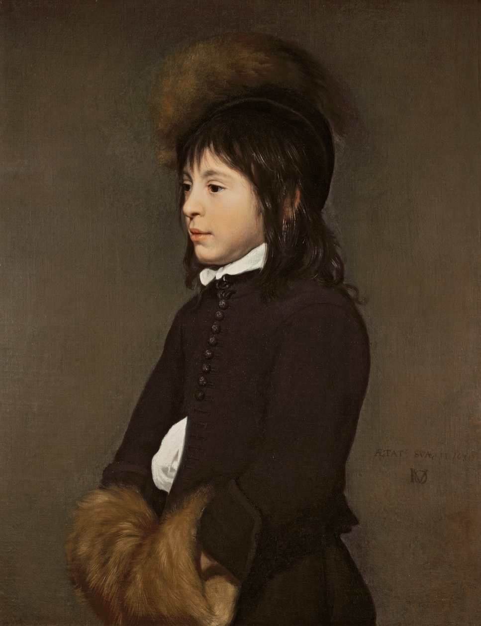 Ritratto di un ragazzo di 11 anni, 1650 da Jacob van Oost