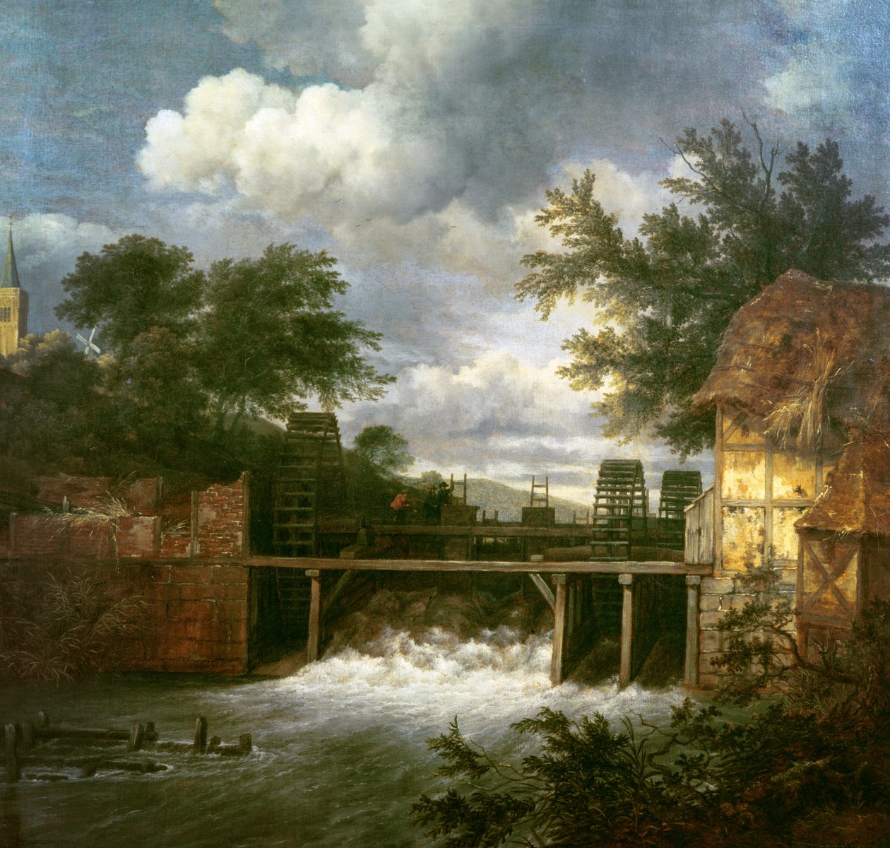 Un mulino ad acqua da Jacob van Ruisdael
