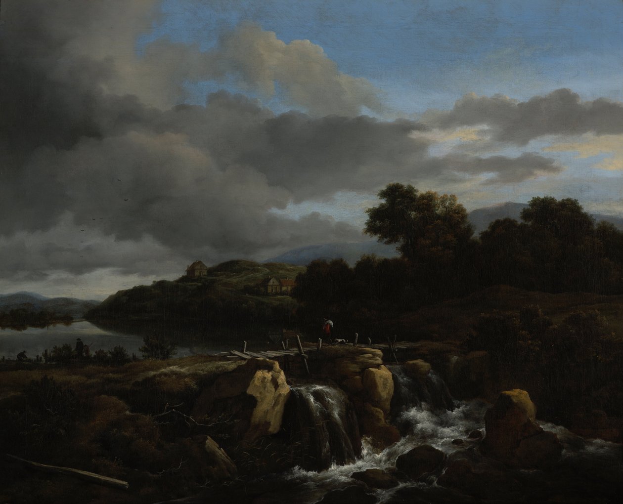 Paesaggio con cascata da Jacob van Ruisdael