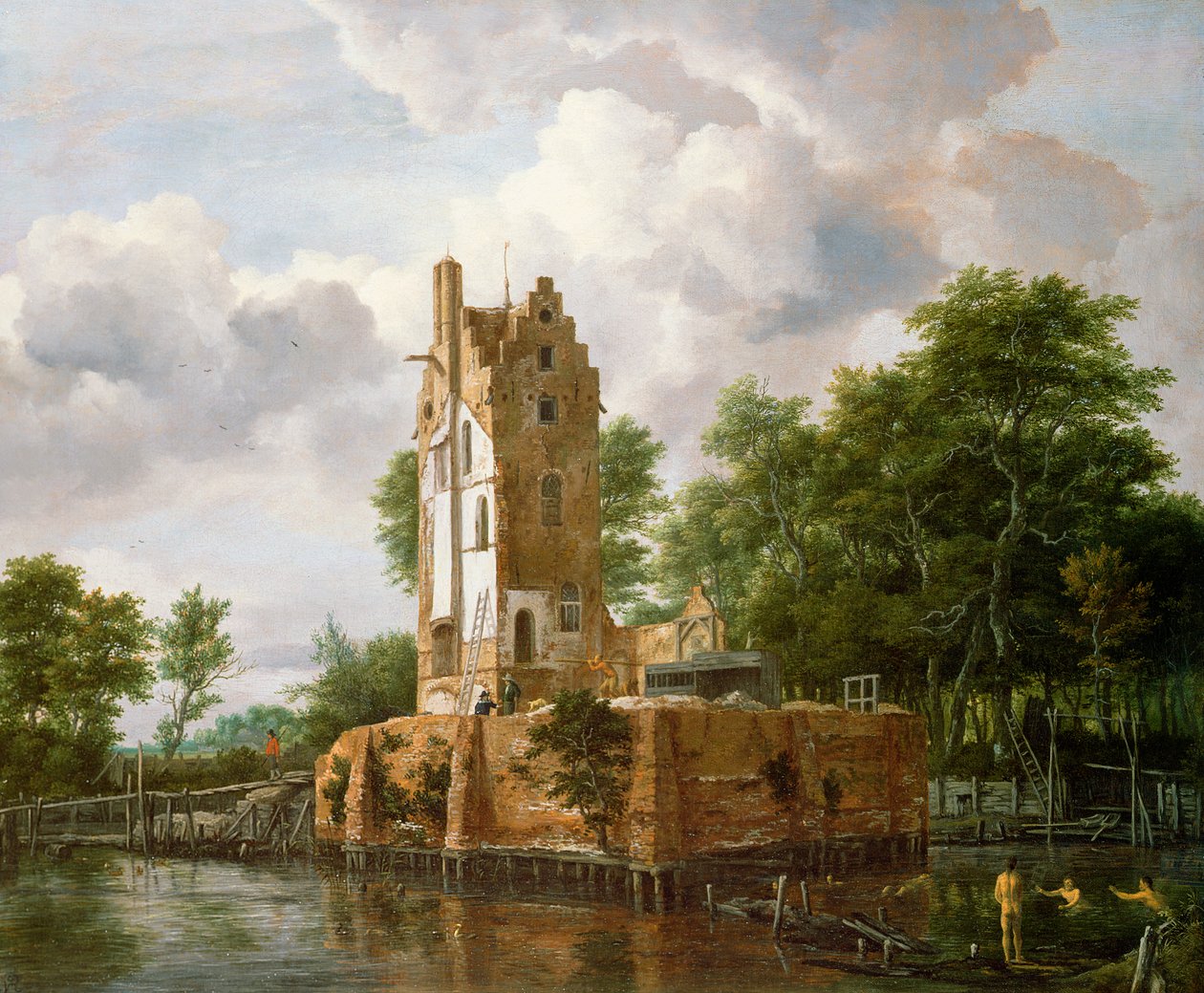 Veduta del Castello di Kostverloren sull