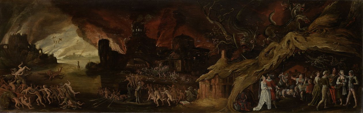 Il giudizio universale e i sette peccati capitali da Jacob van Swanenburgh