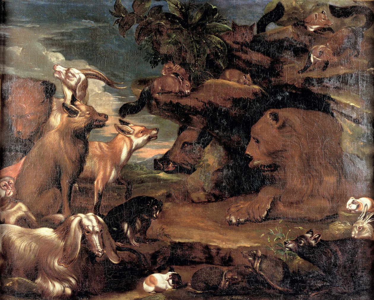Gli animali nel Giardino dell