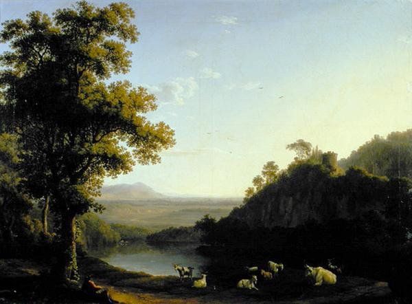 Paesaggio romano da Jacob Philippe Hackert