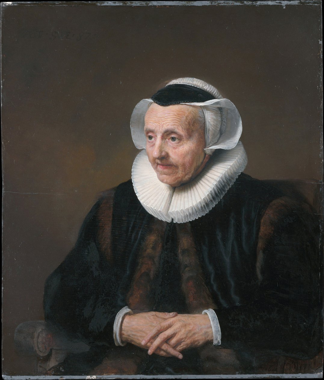 Ritratto di donna anziana da Jacob Adriaensz Backer
