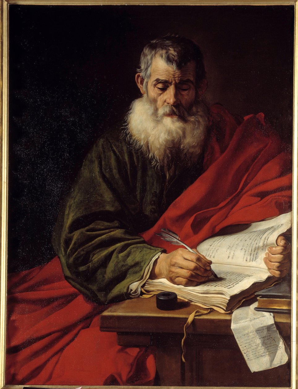 San Paolo che scrive da Jacob Adriensz Backer