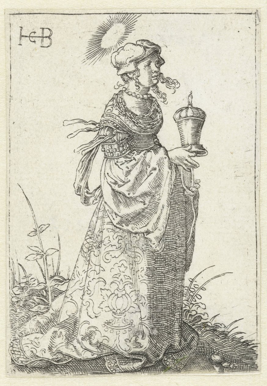 Maria Maddalena con vaso di unguento da Jacob Binck