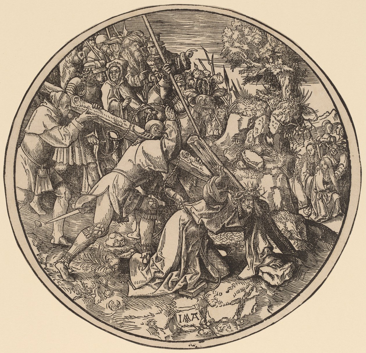 Cristo che Porta la Croce da Jacob Cornelisz van Oostsanen