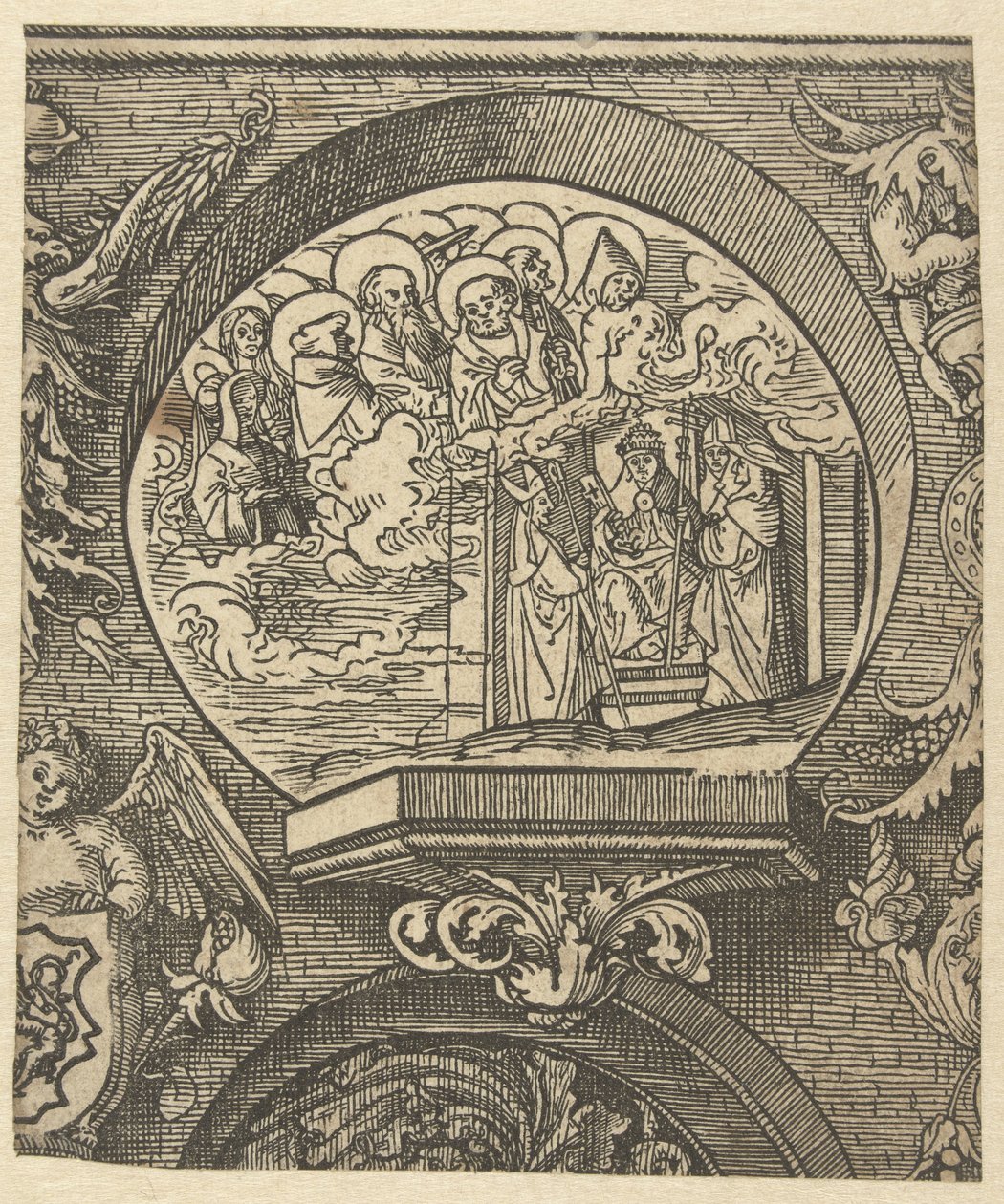La Chiesa Cattolica e la Comunione dei Santi da Jacob Cornelisz van Oostsanen