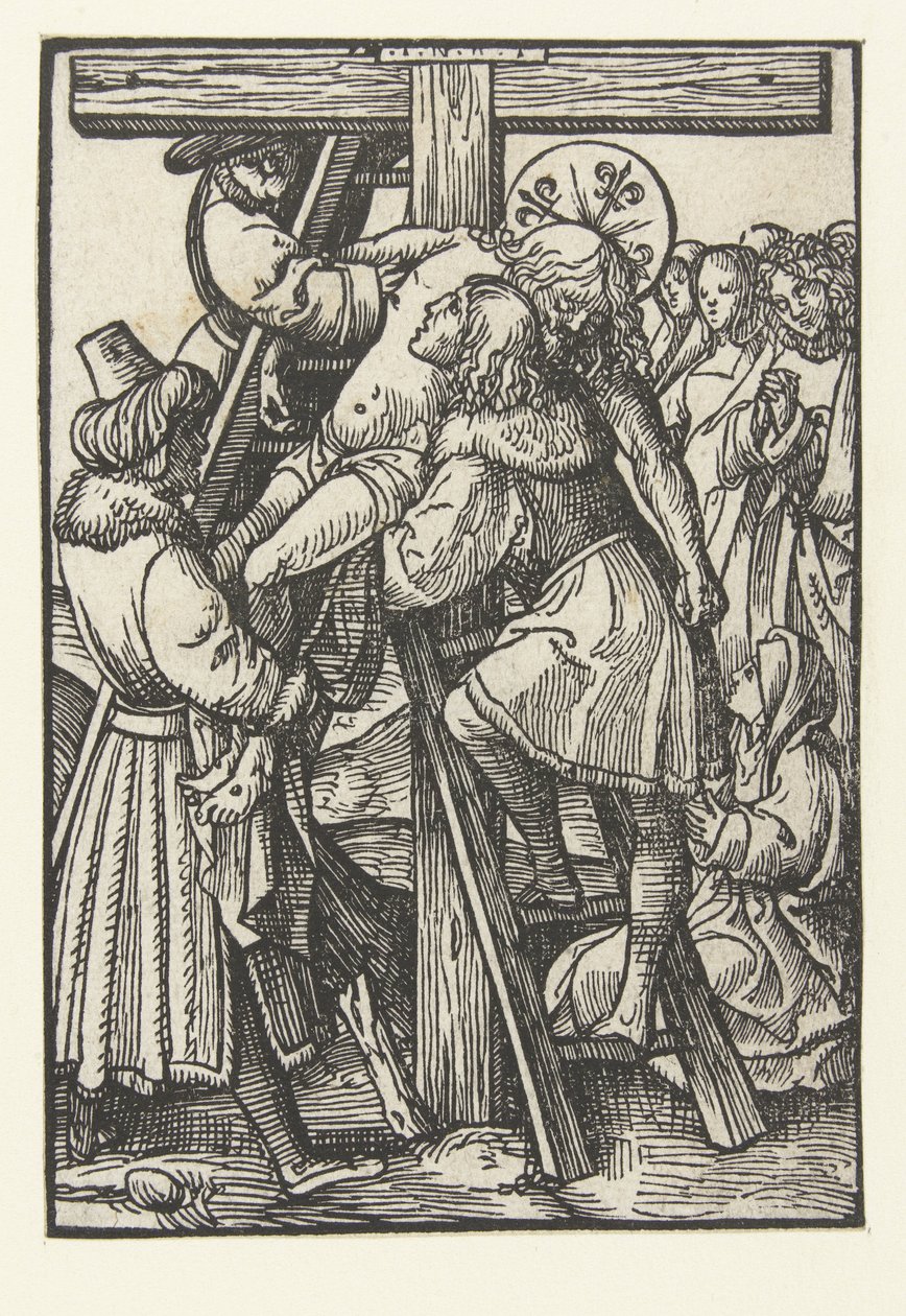 Deposizione dalla croce da Jacob Cornelisz van Oostsanen