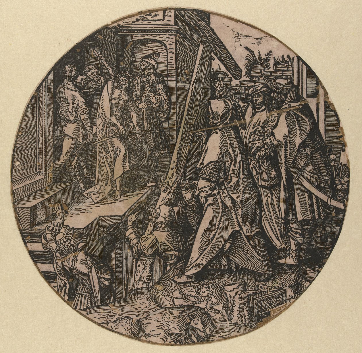 Pilato mostra Cristo al popolo (Ecce Homo) da Jacob Cornelisz van Oostsanen