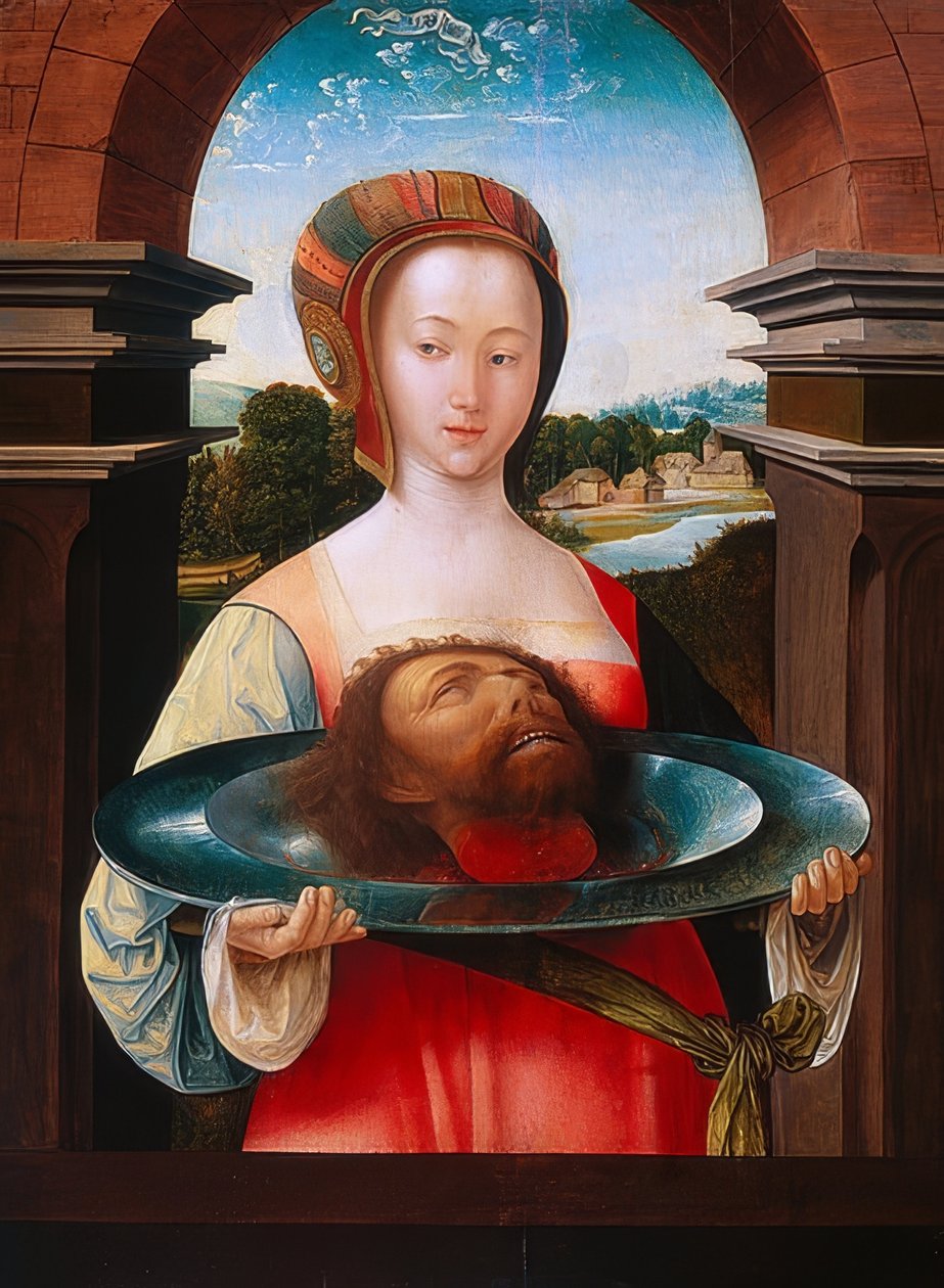 Salomè con la testa di Giovanni Battista da Jacob Cornelisz van Oostsanen