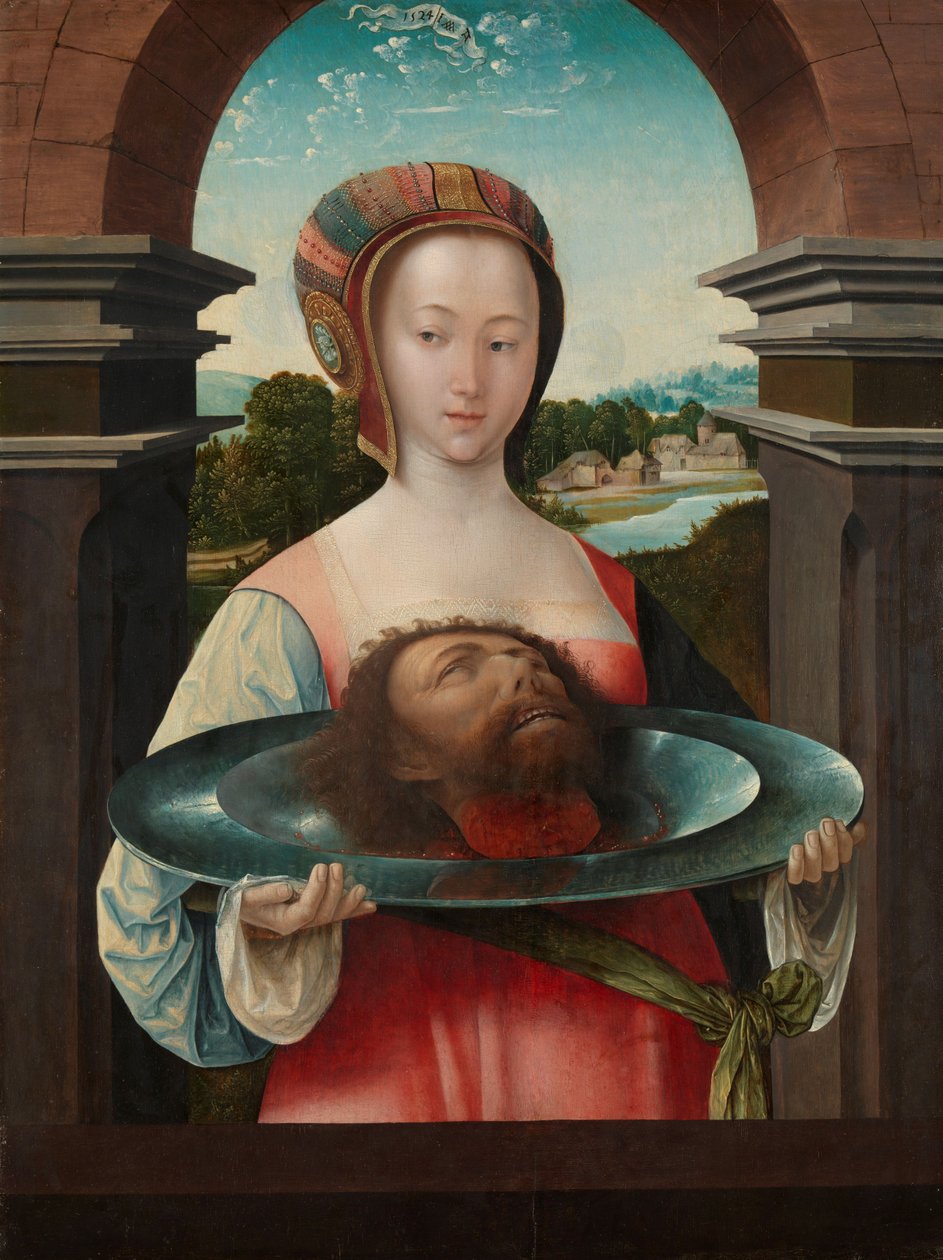 Salomè con la testa di Giovanni Battista da Jacob Cornelisz van Oostsanen