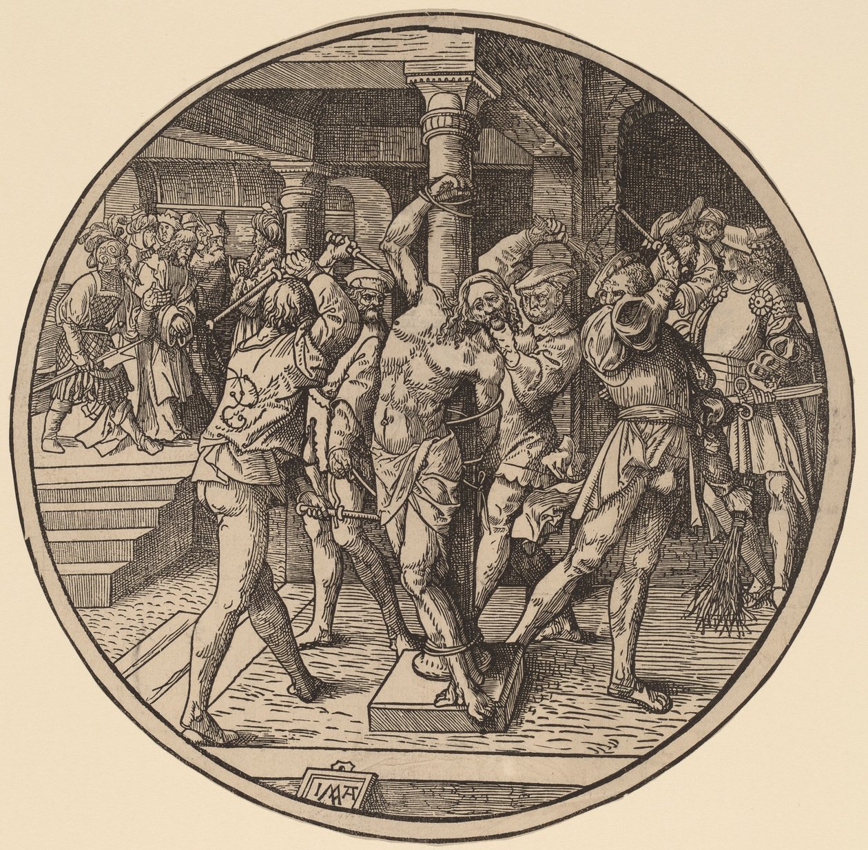 La Flagellazione di Cristo e Cristo davanti a Pilato da Jacob Cornelisz van Oostsanen