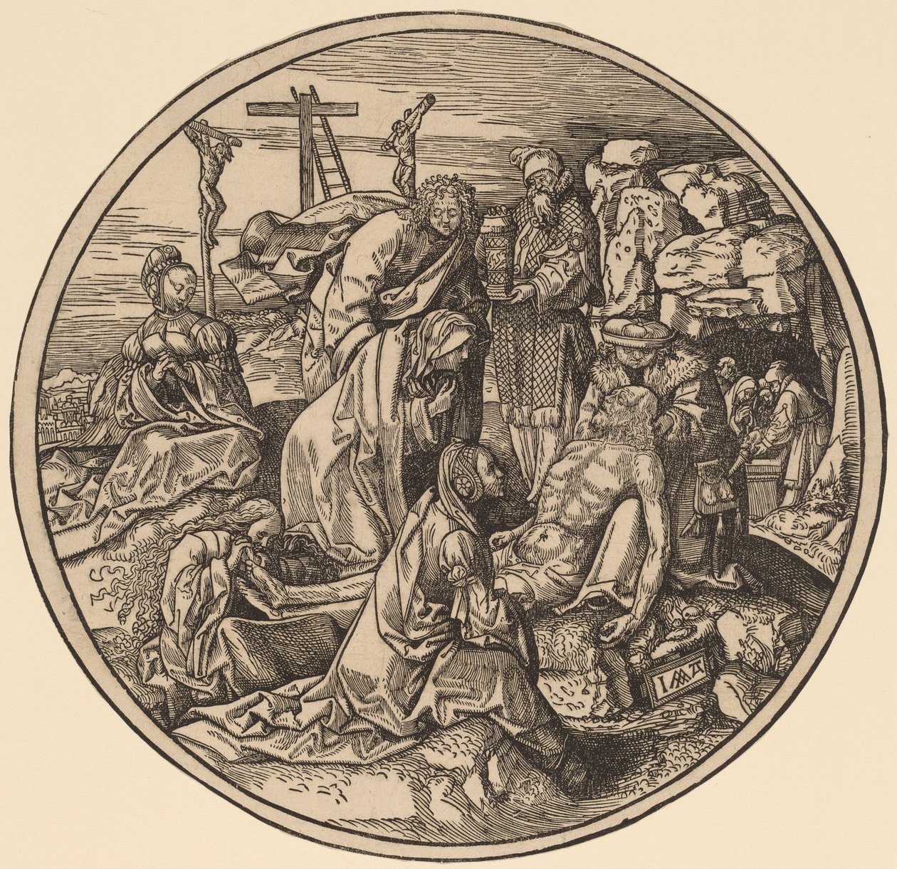 Il Compianto e la Sepoltura da Jacob Cornelisz van Oostsanen