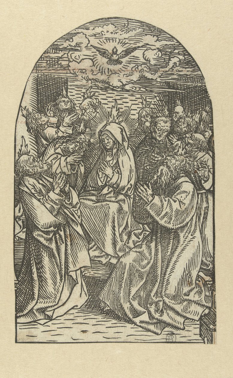 Discesa dello Spirito Santo da Jacob Cornelisz van Oostsanen