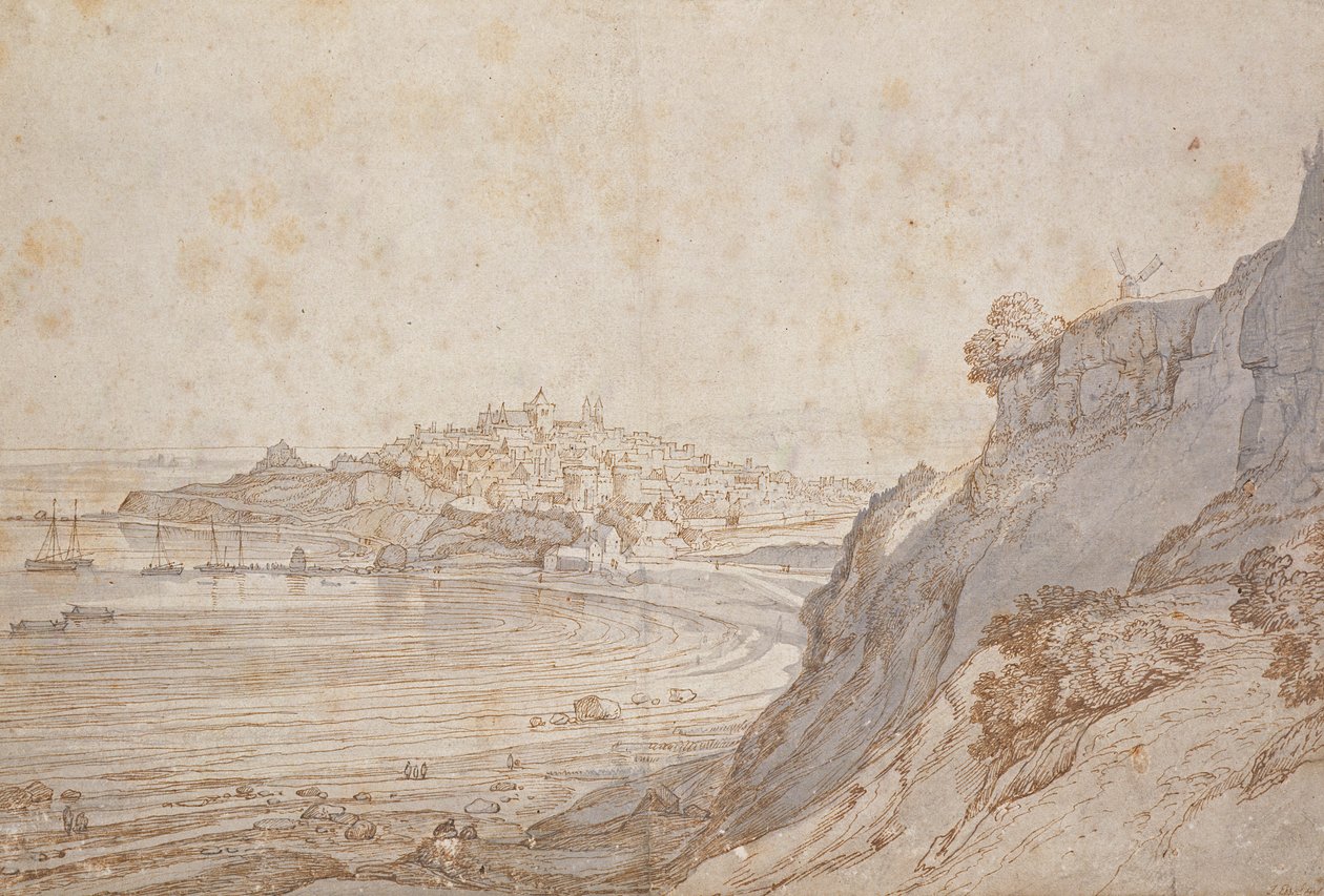 Veduta di Rye da Point Hill da Jacob Esselens