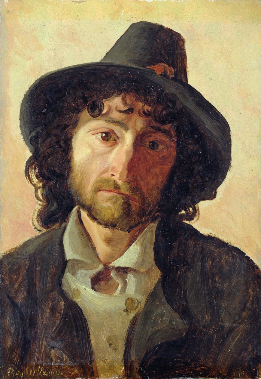 Testa di un uomo, 1841 da Jacob Gensler