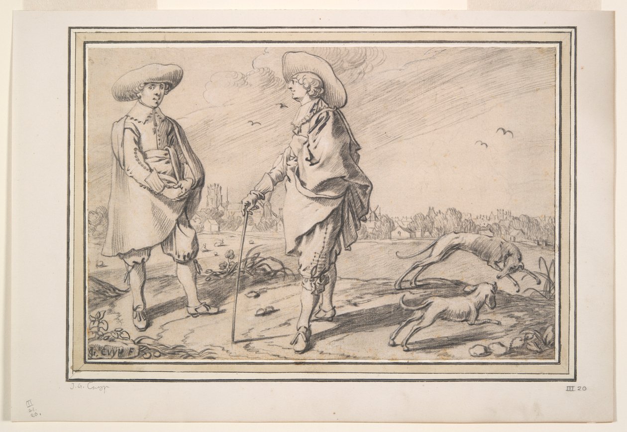 Ritratto di due gentiluomini di Dordrecht da Jacob Gerritsz Cuyp