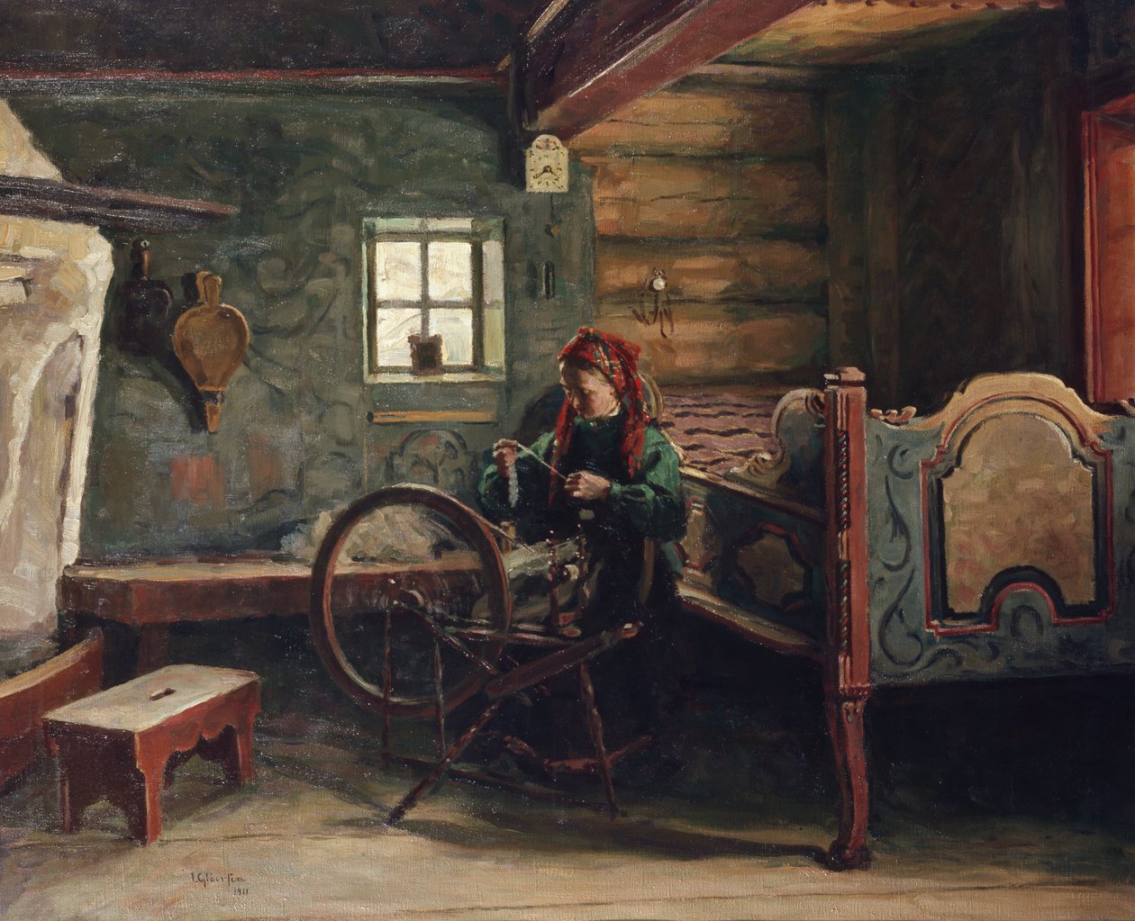 Soggiorno degli agricoltori da Jacob Gloersen