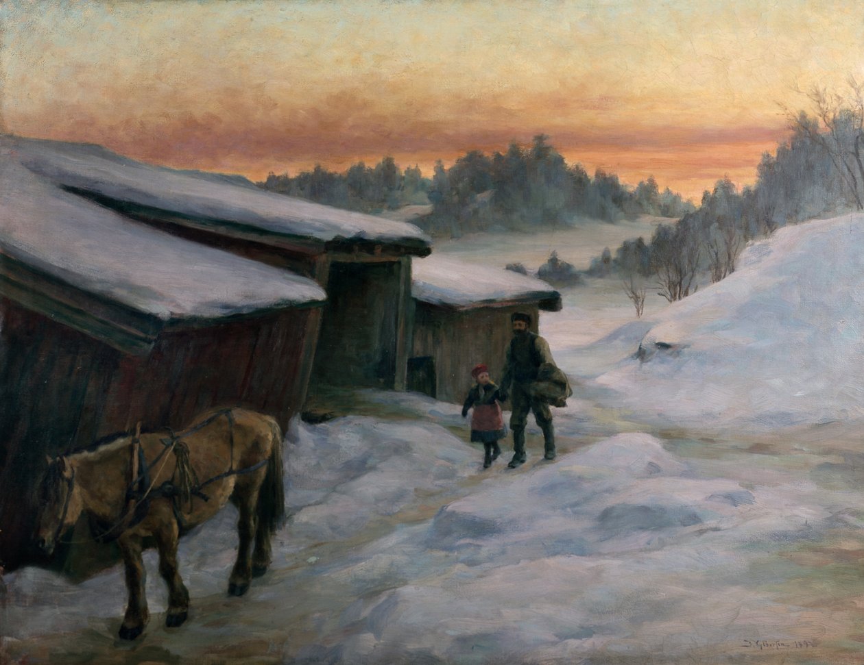 Da una fattoria vicino a Lysaker da Jacob Gloersen