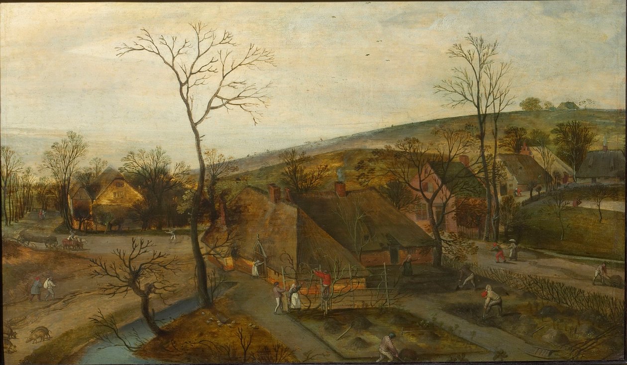 Le Quattro Stagioni: Primavera, 1577 da Jacob Grimmer