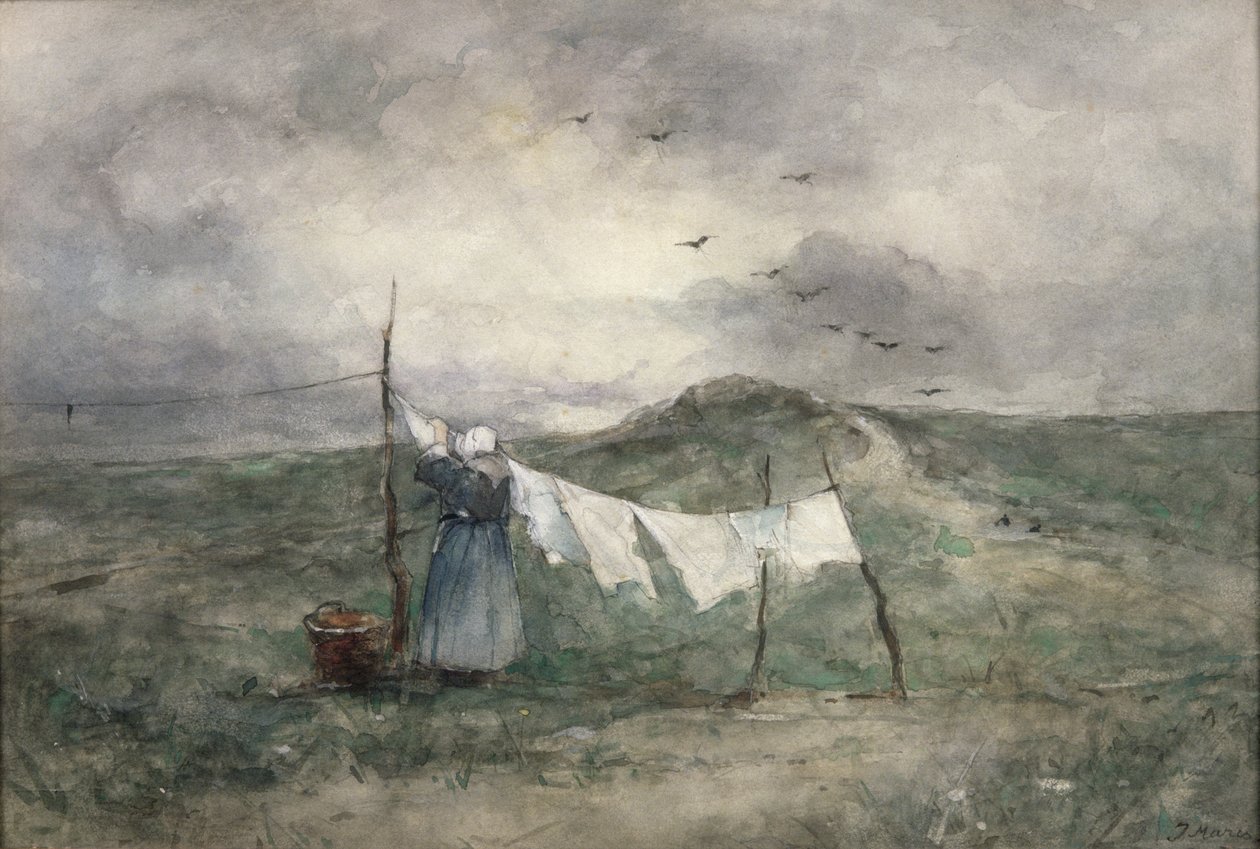 Giorno del bucato da Jacob Henricus or Hendricus Maris