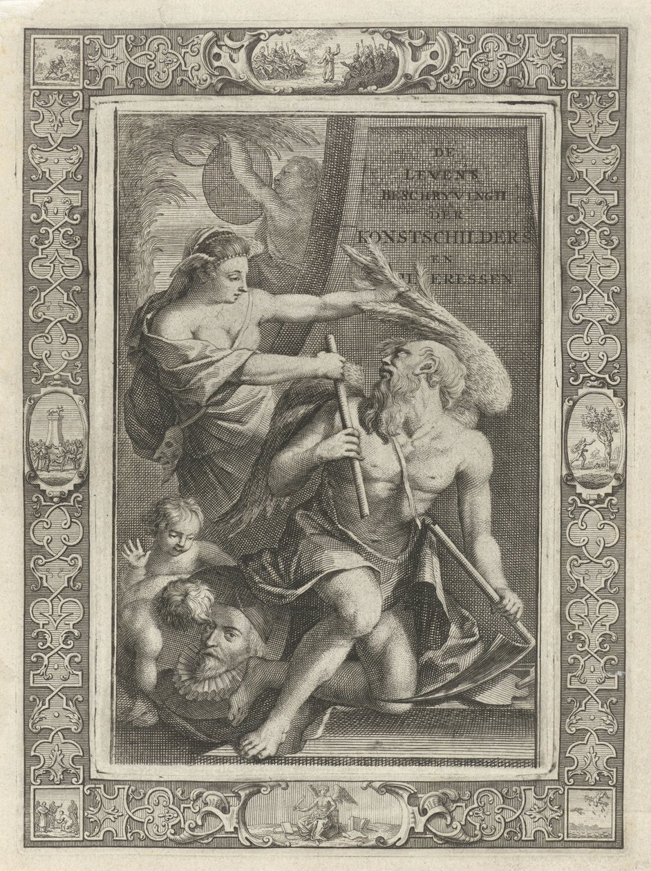 Immaginazione doma Padre Tempo da Jacob Houbraken