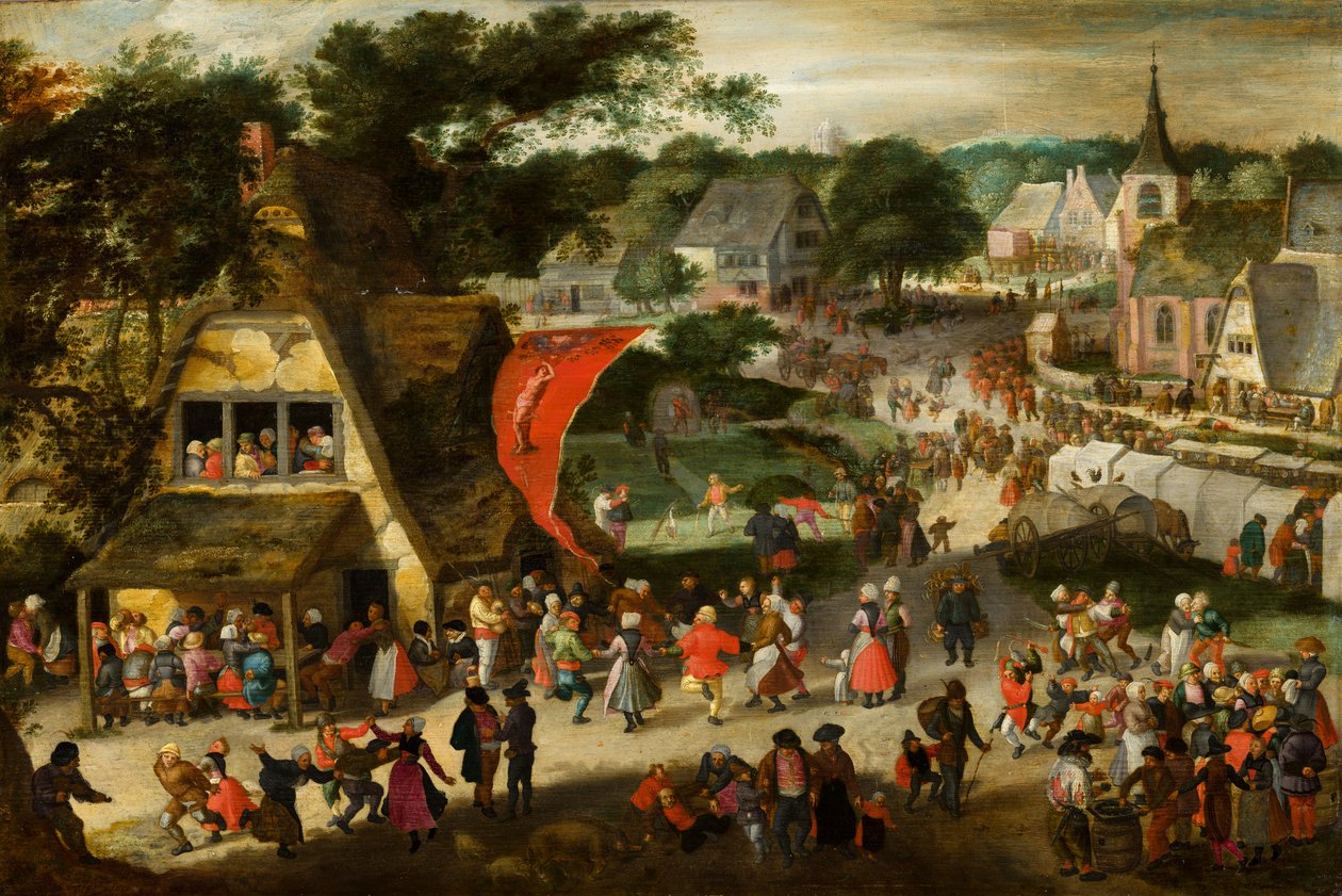 Fiera nel giorno di San Sebastiano da Jacob I Savery