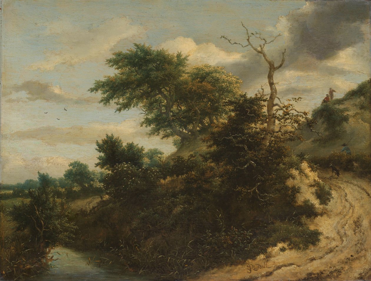 Sentiero sabbioso nelle dune da Jacob van Ruisdael