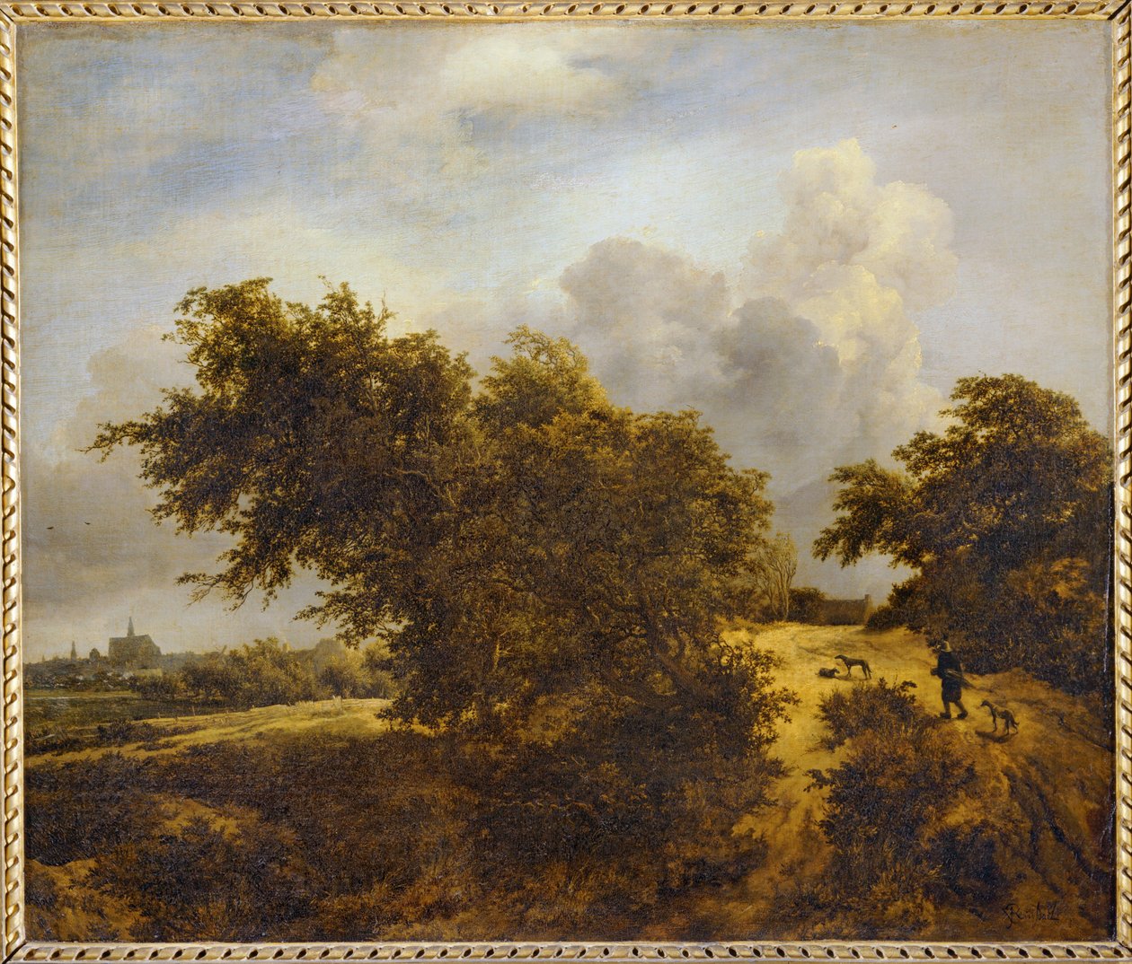 Sentiero tra le dune di Haarlem o Le Buisson ... da Jacob Isaaksz. or Isaacksz. van Ruisdael