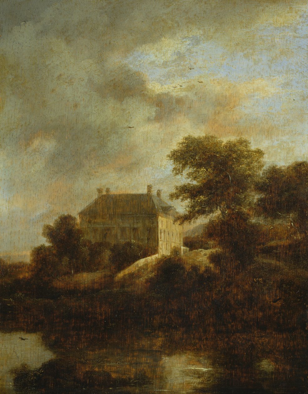 Paesaggio con casa di campagna da Jacob van Ruisdael