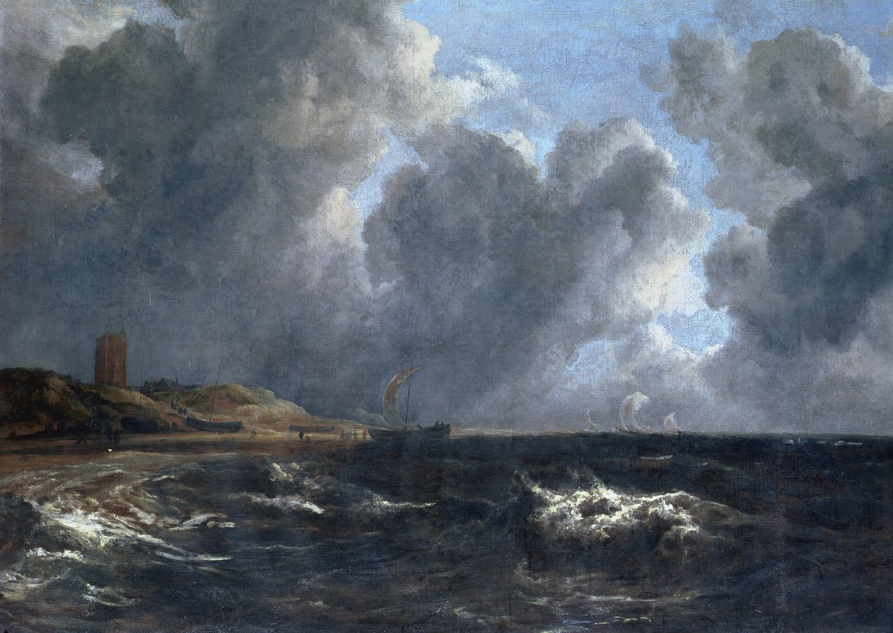 Tempesta al largo di Egmond-Aan-Zee da Jacob van Ruisdael