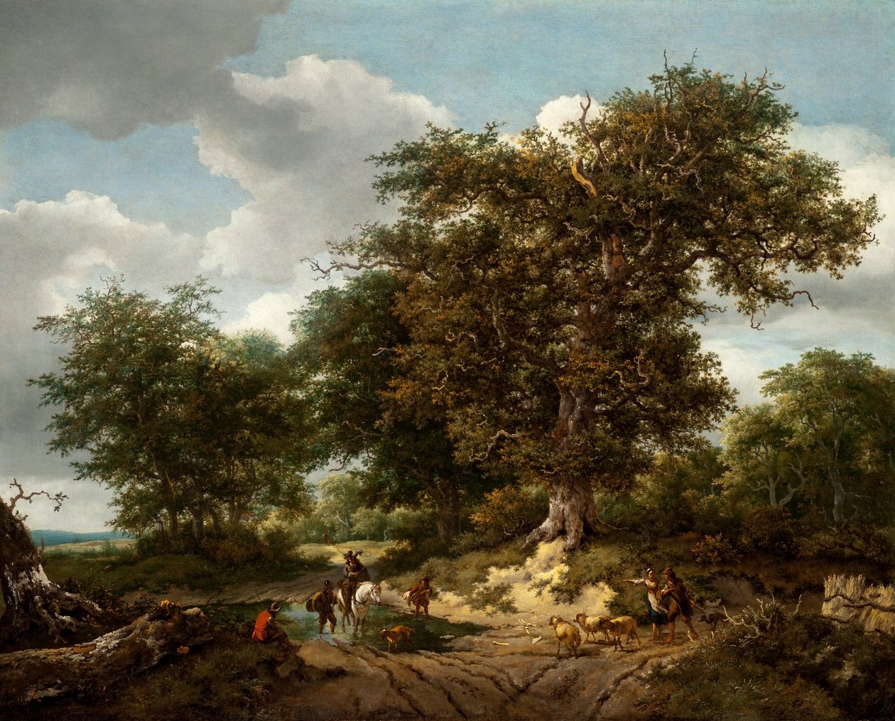 La grande quercia da Jacob van Ruisdael