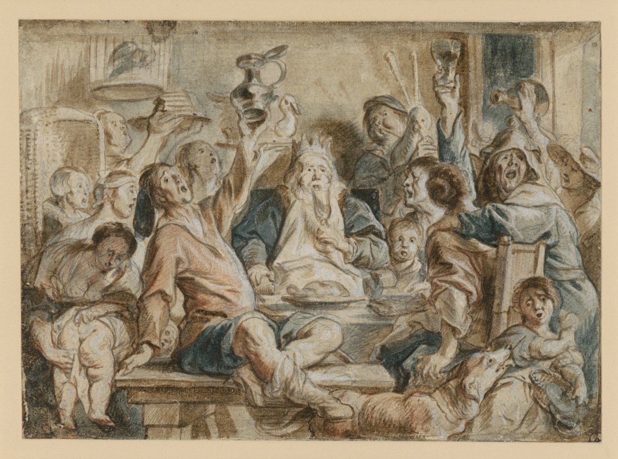La festa del re della fava da Jacob Jordaens