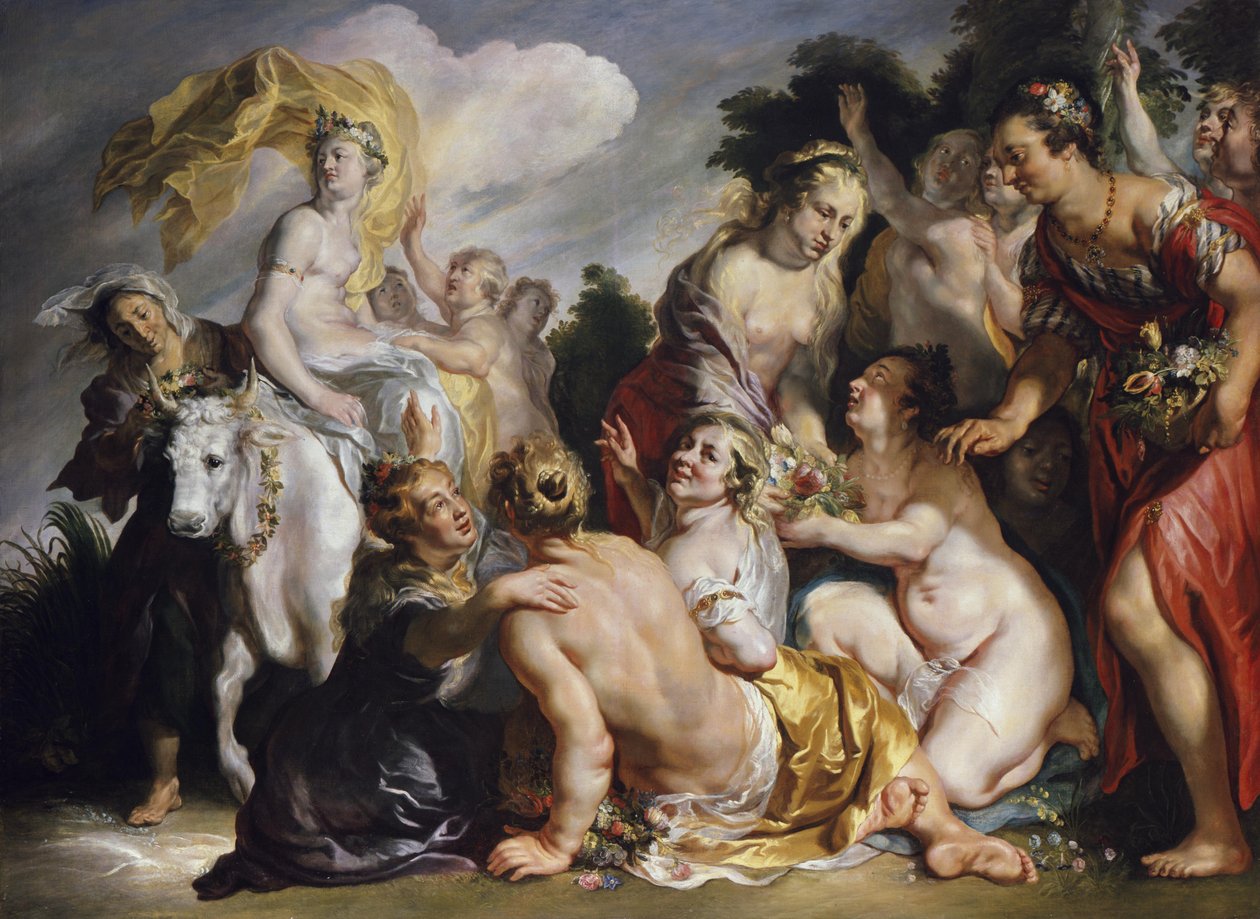 Il ratto di Europa da Jacob Jordaens