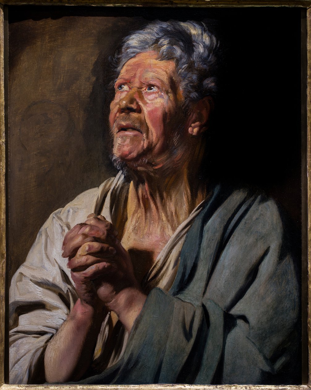 Figura di apostolo (San Pietro), 1620-1621 circa (olio su tavola) da Jacob Jordaens