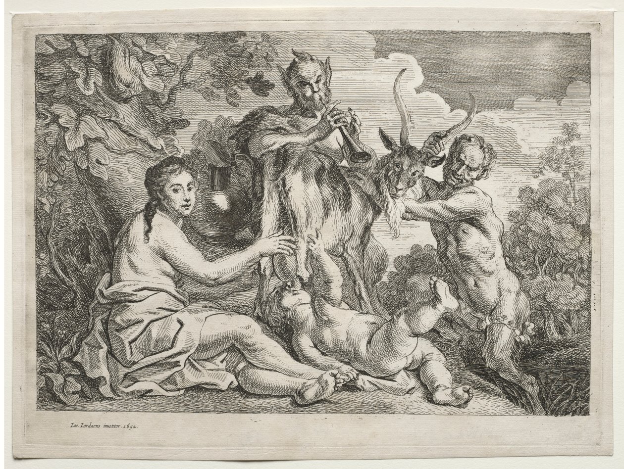 Giove nutrito dalla capra Amaltea da Jacob Jordaens