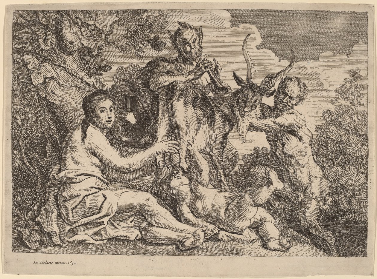 Giove nutrito dalla capra Amaltea da Jacob Jordaens