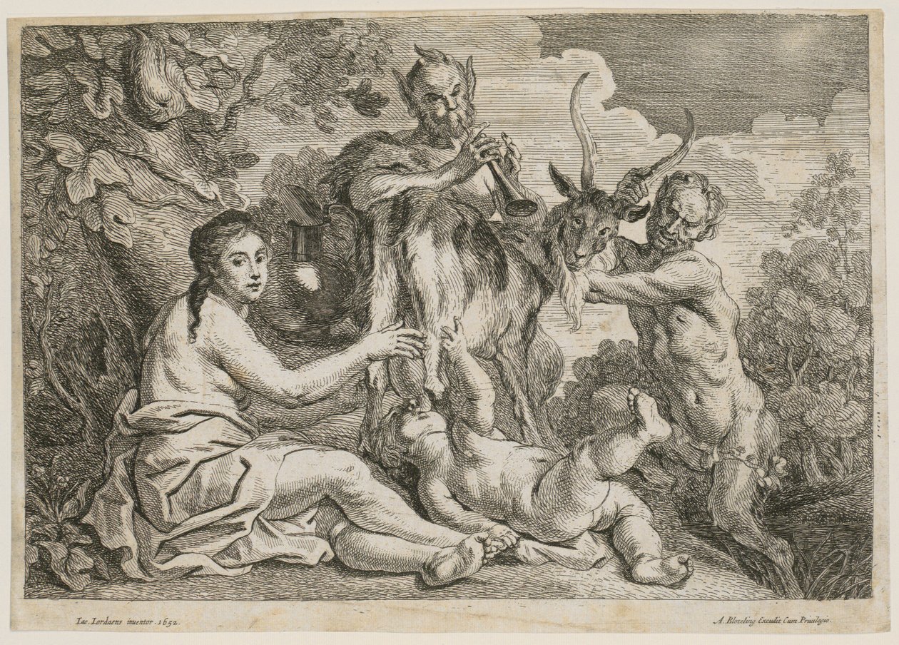 Giove nutrito dalla capra Amaltea da Jacob Jordaens