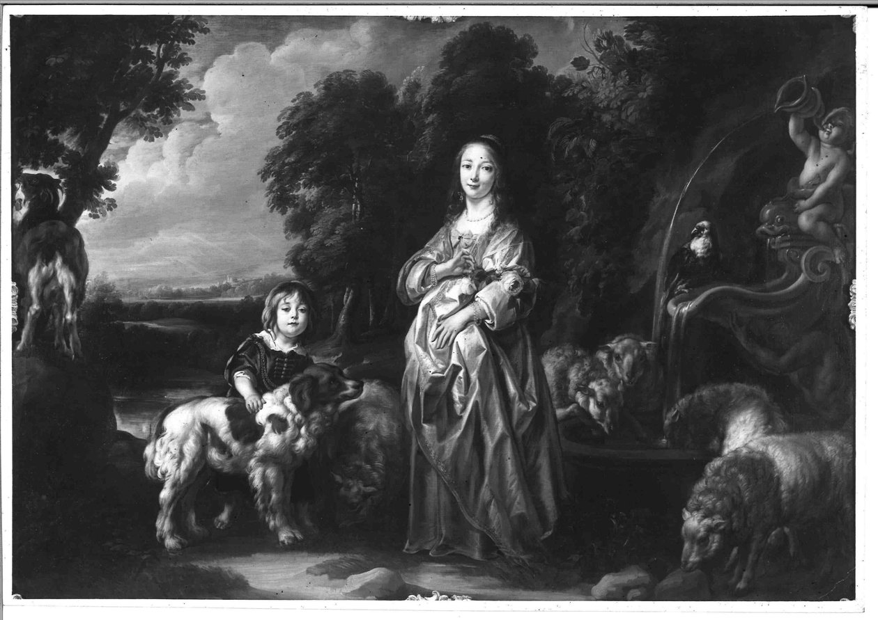 Paesaggio con figure di staffage da Jacob Jordaens