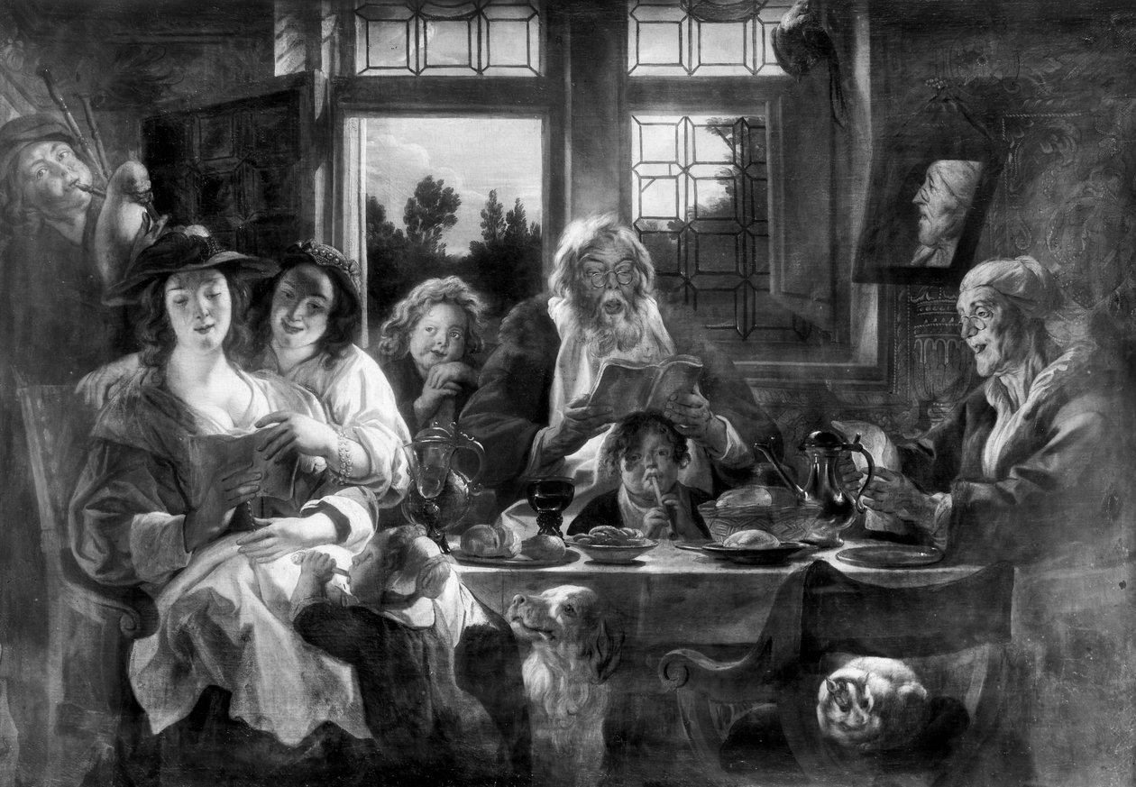 Una compagnia divertente da Jacob Jordaens