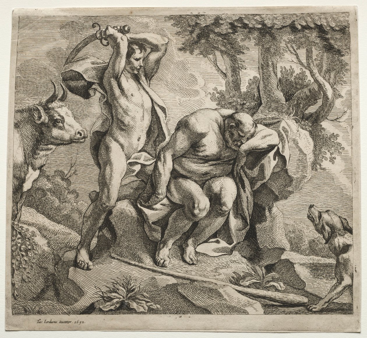 Mercurio uccide Argo, 1652 da Jacob Jordaens