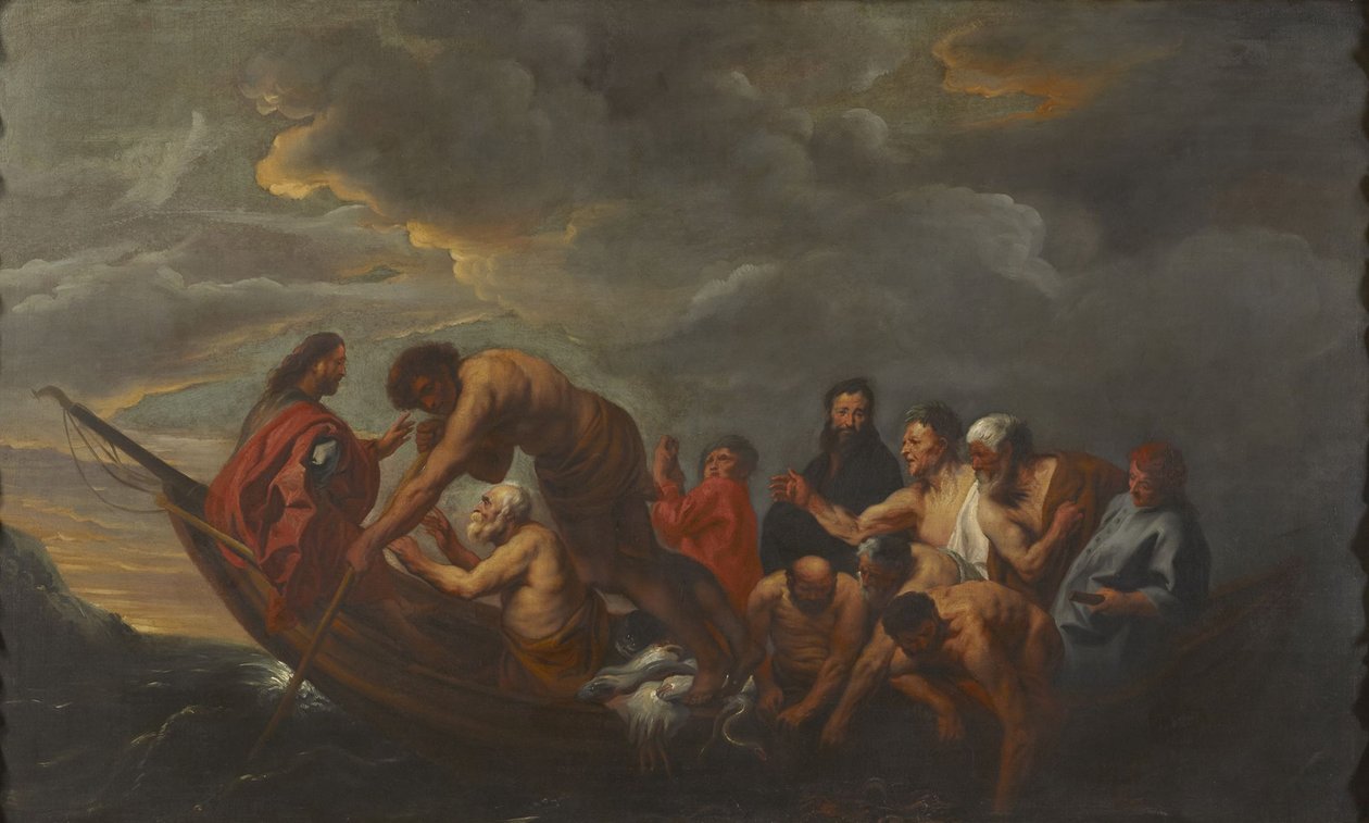 La pesca miracolosa da Jacob Jordaens